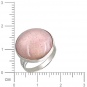 Кольцо с халцедонами из серебра