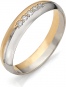Кольцо с бриллиантами из белого золота