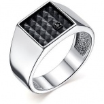 Кольцо с 1 бриллиантом из серебра (арт. 2056535)