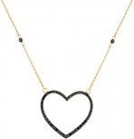 Колье Сердце с 53 бриллиантами из жёлтого золота (арт. 2161862)