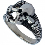 Кольцо Череп из серебра (арт. 2184107)