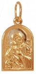 Подвеска-иконка из красного золота (арт. 2320116)