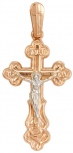 Крестик из красного золота (арт. 2320339)