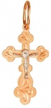 Крестик из красного золота (арт. 2320362)