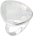 Кольцо с горным хрусталем из серебра (арт. 2390984)