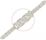 Цепочка плетения "Бисмарк" из серебра (арт. 2450595)