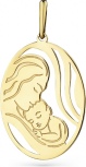 Подвеска Мать и Дитя из жёлтого золота (арт. 2461249)