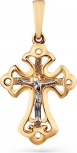 Крестик из красного золота (арт. 2461349)