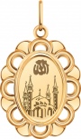 Подвеска Мусульманская из красного золота (арт. 2471598)