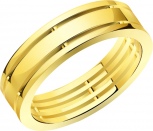 Кольцо из жёлтого золота (арт. 2472795)