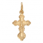 Крестик из красного золота (арт. 342640)