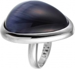 Кольцо со стеклом из серебра (арт. 740409)