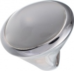 Кольцо с стеклом из серебра (арт. 760787)