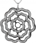 Колье с эмалью из серебра (арт. 763491)
