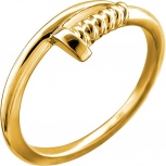 Кольцо Гвоздь из жёлтого золота (арт. 825067)