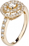 Кольцо с 45 бриллиантами из жёлтого золота (арт. 847971)