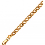 Цепочка плетения "Двойной ромб" из красного золота (арт. 865658)