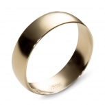 Обручальное кольцо из жёлтого золота 