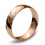 Обручальное кольцо из красного золота  (арт. 351700)