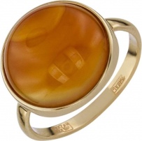 Кольцо с 1 сердоликом из красного золота (арт. 2180631)