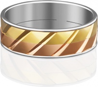 Кольцо из комбинированного золота (арт. 2214386)