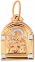 Подвеска-иконка из красного золота (арт. 2320118)