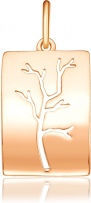 Подвеска Дерево из серебра с позолотой (арт. 2432469)