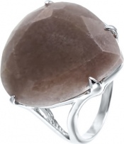 Кольцо с жадеитами из серебра (арт. 758097)