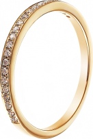 Кольцо с 23 бриллиантами из жёлтого золота (арт. 759179)