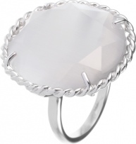 Кольцо с стеклом из серебра (арт. 760640)