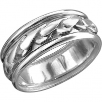 Кольцо из чернёного серебра (арт. 823309)