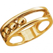 Кольцо из жёлтого золота (арт. 825683)