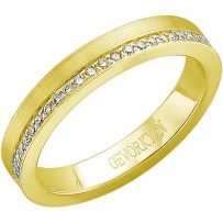 Кольцо с 50 бриллиантами из жёлтого золота (арт. 862132)