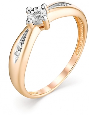 Кольцо с 5 бриллиантами из красного золота мастер бриллиант кольцо с 5 бриллиантами из красного золота 1 107 135 размер 18