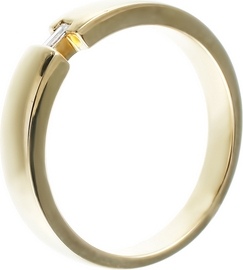 

Кольцо с 1 бриллиантом из жёлтого золота