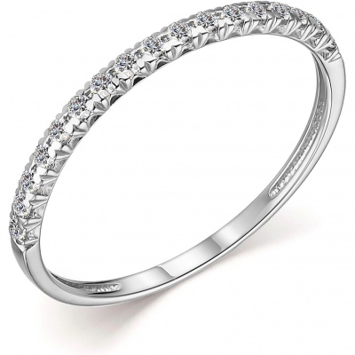 Фото - Кольцо с 17 бриллиантами из белого золота кольцо с 38 бриллиантами из белого золота