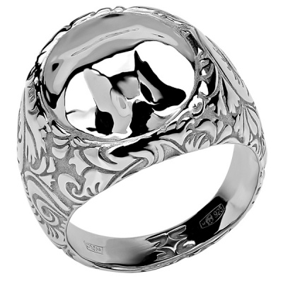 Кольцо коллекции Totem Fox/Лиса из серебра