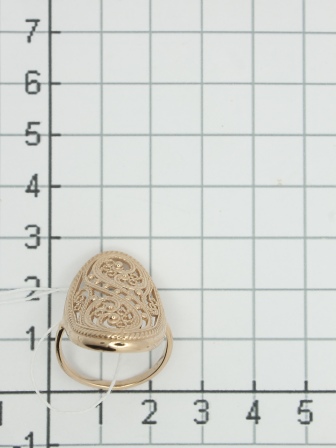 Кольцо из серебра с позолотой (арт. 2129489)