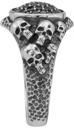 Кольцо с 37 фианитами из серебра (арт. 2183475)