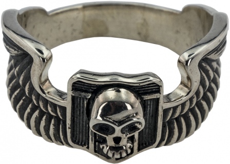 Кольцо Череп из серебра (арт. 2183487)
