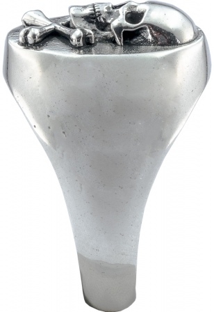Кольцо Череп из серебра (арт. 2183496)