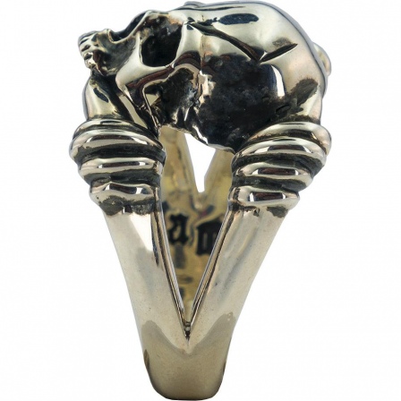 Кольцо Череп из серебра (арт. 2183645)