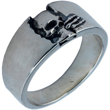 Кольцо Череп из серебра (арт. 2183647)