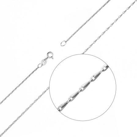 Цепочка декоративного плетения из серебра (арт. 2390624)