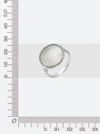 Кольцо с перламутром из серебра (арт. 2394958)