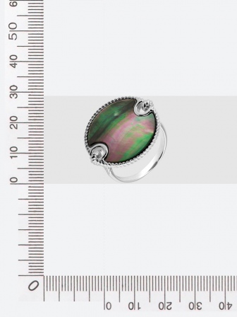 Кольцо с перламутром из серебра (арт. 2394966)