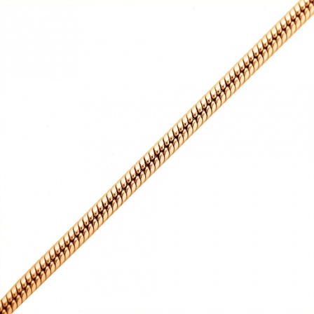 Цепочка плетения "Шнурок" из красного золота (арт. 2420148)