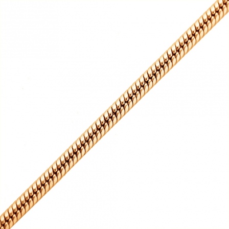 Цепочка плетения "Шнурок" из красного золота (арт. 2420150)