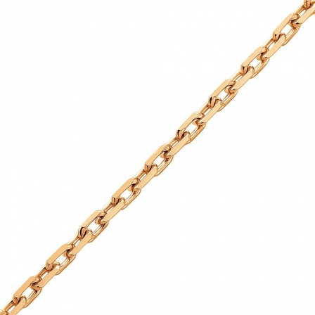 Цепочка плетения "Якорное" из красного золота (арт. 2420159)