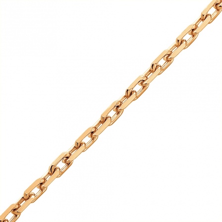 Цепочка плетения "Якорное" из красного золота (арт. 2420160)